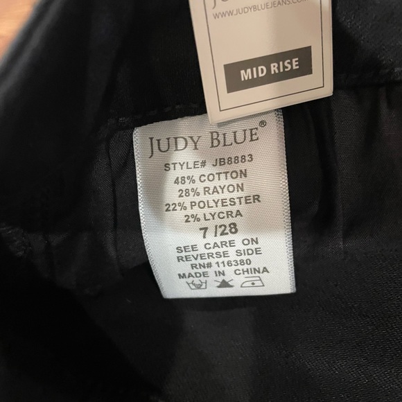 Judy Blue Black Denim - Picture 7 of 7